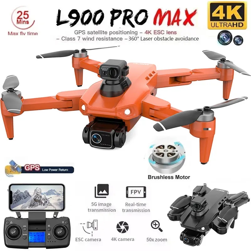Drone Mapping - L900 Pro MAX GPS-drone 4K Professionele