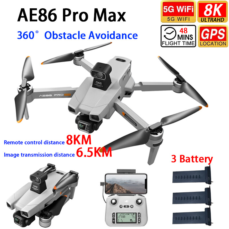 Drone Multispectral - AERC AE86ProMax Professionele Drone GPS 5G