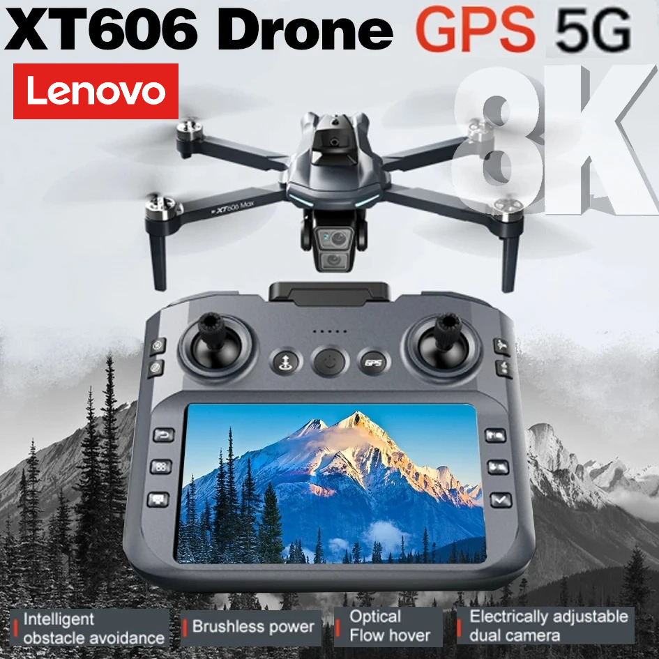 Drone Photogrammetry - Lenovo XT606 Drone Professionele 8K HD