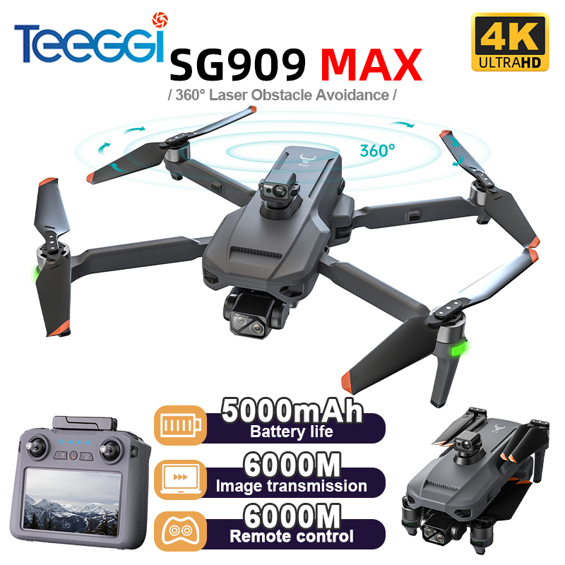 Drone Mapping - Teeggi SG909 MAX GPS-drone met 4K-camera