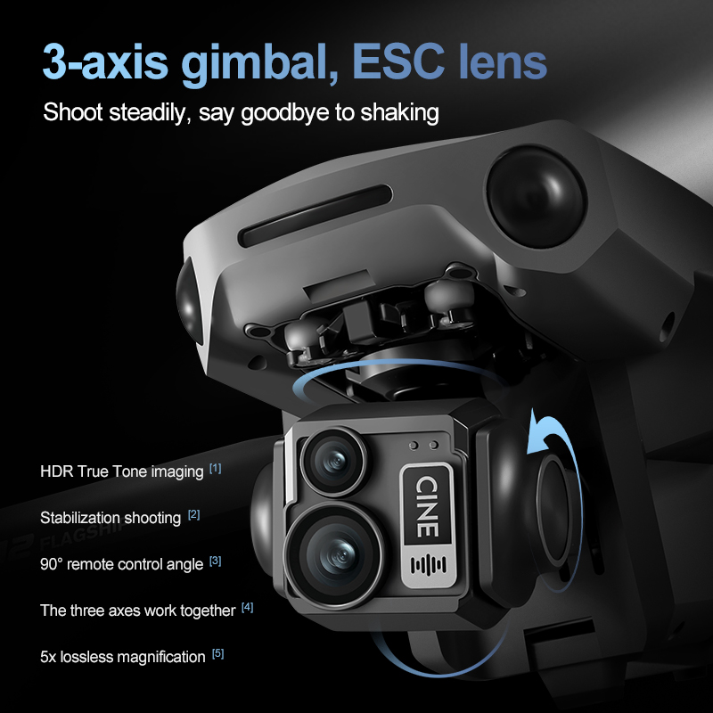 8K 3-assige Gimbal Brushless 7 - Drone Mapping recensie en prijs