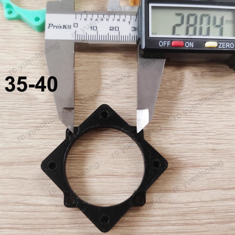 4 STUKS 3D Gedrukt 4028 Koelve - Drone 3D Modeling recensie en prijs
