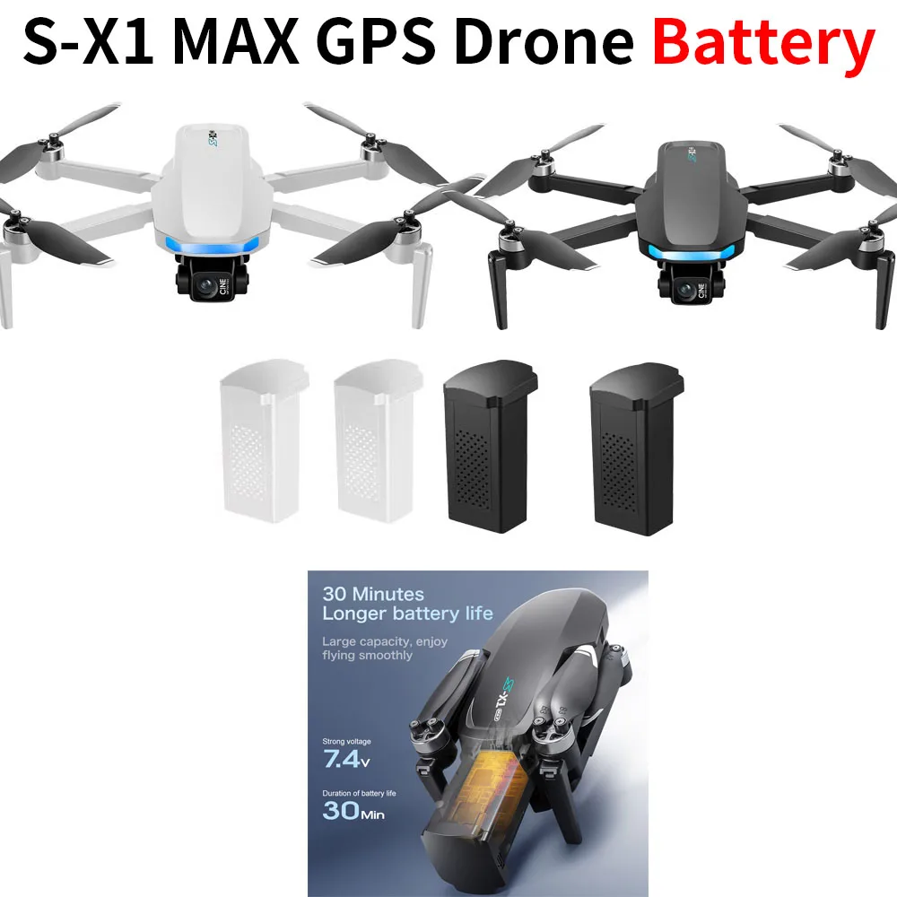 S-X1 MAX GPS Drone Batterij 7. - Drone Mapping recensie en prijs
