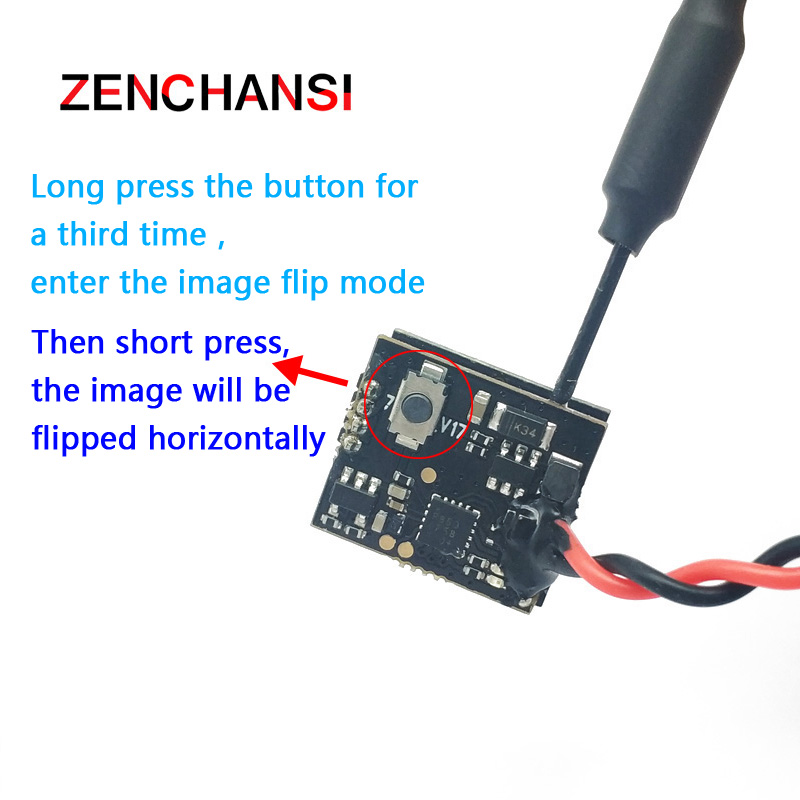MINI 5.8G FPV 48CH 25 mW Zende - Drone Video Production recensie en prijs